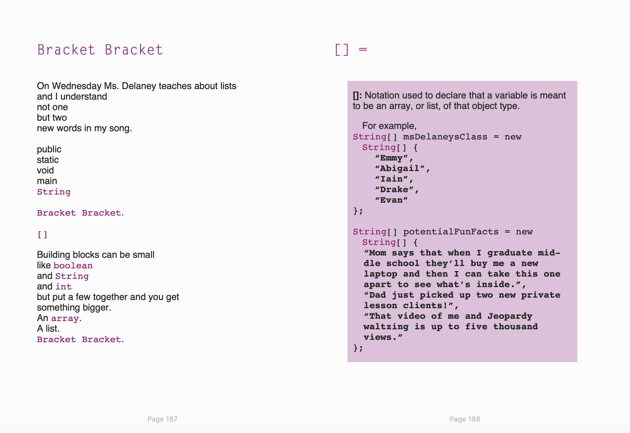 Design from Emmy in the Key of Code